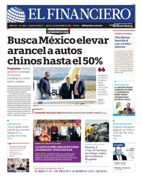 Cover of El Financiero