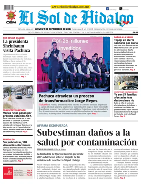 Cover of El Sol de Hidalgo