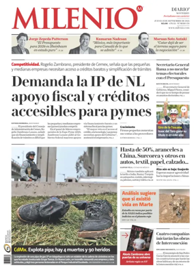 Cover of Milenio Monterrey