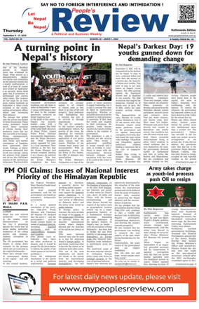 Cover of People's Review Weekly