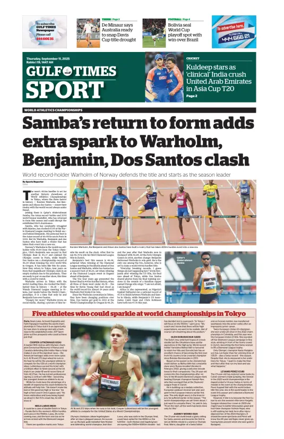 Cover of Gulf Times Sport