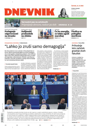 Cover of Dnevnik (Slovenija)