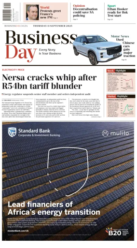 Cover of Business Day