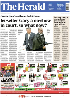 Cover of The Herald (South Africa)