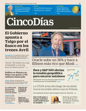 Cover of Cinco Días