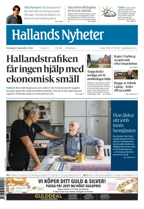 Cover of Hallands Nyheter