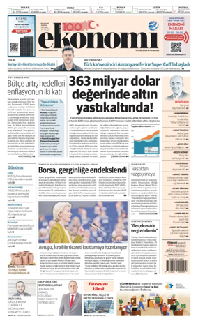 Cover of Dünya Gazetesi
