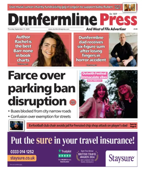 Cover of Dunfermline Press