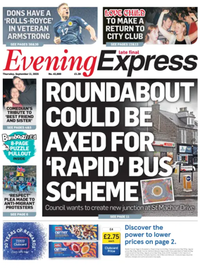 Cover of Evening Express (Extra Edition)