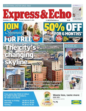 Cover of Express & Echo (City & East Devon Edition)