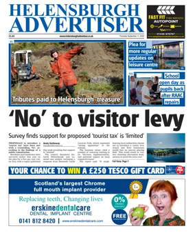 Cover of Helensburgh Advertiser