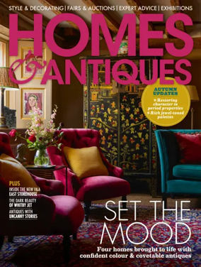 Cover of Homes and Antiques Magazine