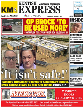 Cover of Kentish Express Ashford & District