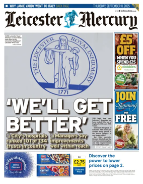 Cover of Leicester Mercury