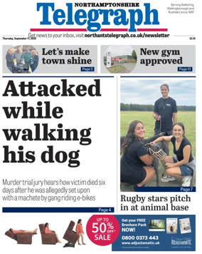 Cover of Northants Evening Telegraph