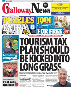 Cover of The Galloway News