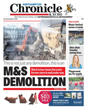 Cover of The Northampton Chronicle and Echo