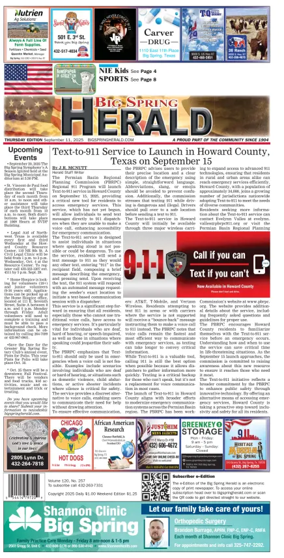 Cover of Big Spring Herald