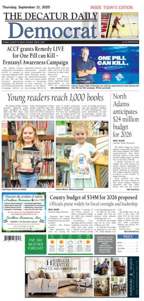 Cover of The Decatur Daily Democrat