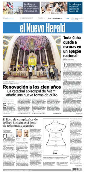 Cover of El Nuevo Herald