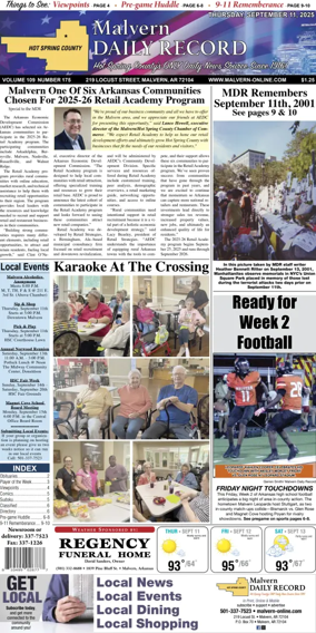 Cover of Malvern Daily Record