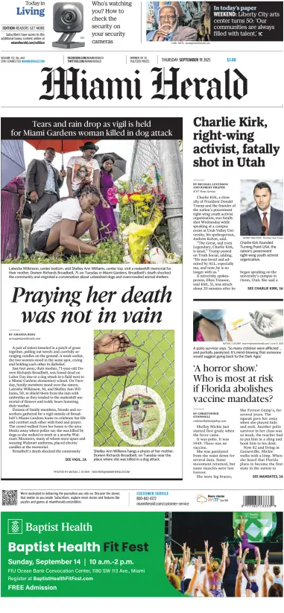 Cover of Miami Herald