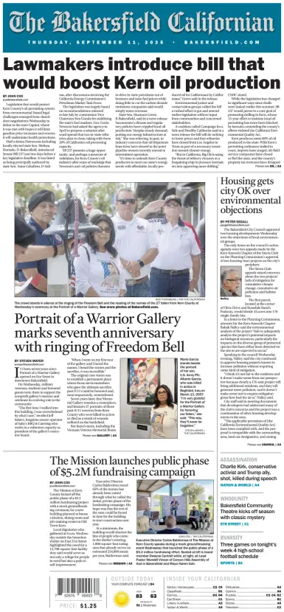 Cover of The Bakersfield Californian
