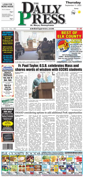 Cover of The Daily Press