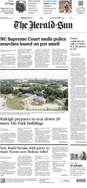 Cover of The Herald Sun