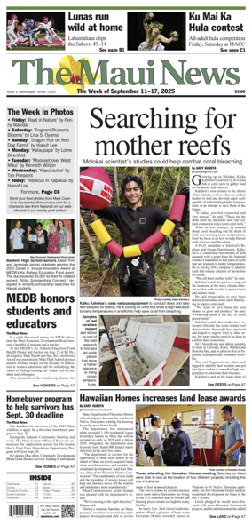 Cover of The Maui News - Weekender