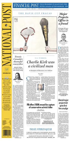 Cover of National Post - (Latest Edition)