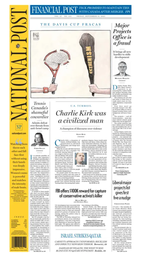 Cover of National Post - (National Edition)