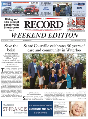 Cover of Sherbrooke Record