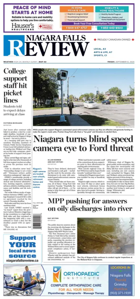 Cover of The Niagara Falls Review