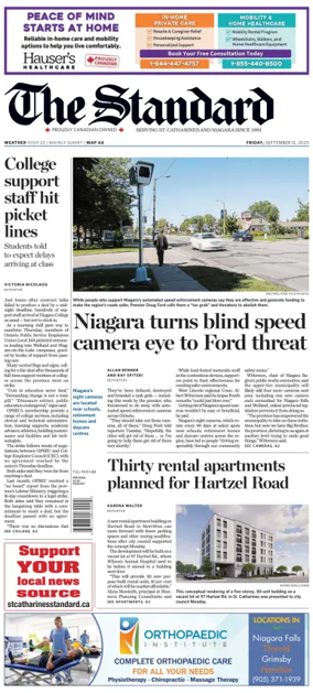 Cover of The Standard (St. Catharines)