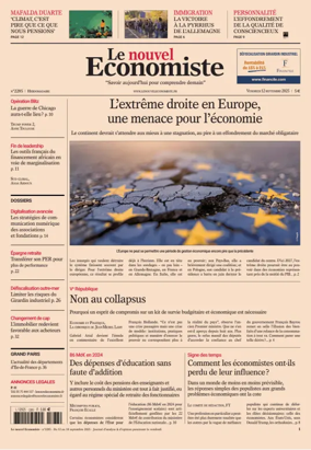 Cover of Le Nouvel Economiste