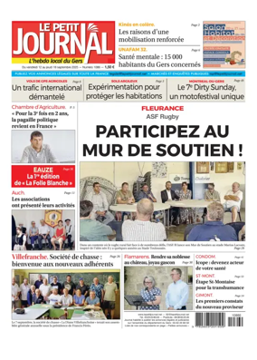 Cover of Le Petit Journal - L'hebdo local du Gers