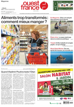 Cover of Ouest France (Laval)