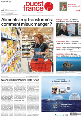 Cover of Ouest France (Pays d'Auge)