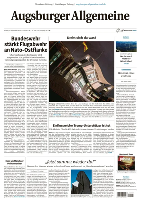 Cover of Augsburger Allgemeine (Land West)