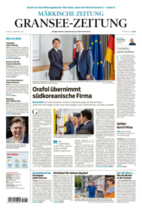 Cover of Gransee-Zeitung