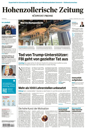 Cover of Hohenzollerische Zeitung