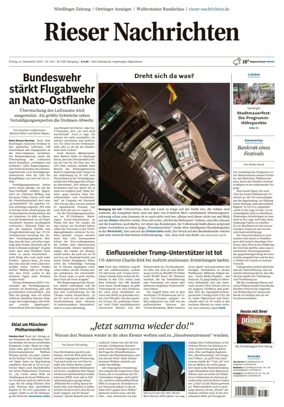 Cover of Rieser Nachrichten