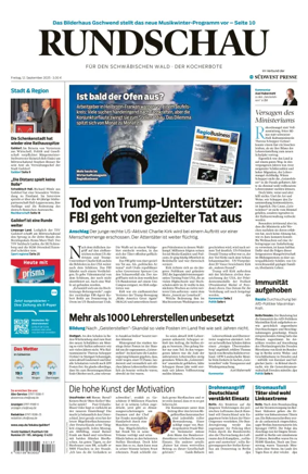 Cover of Rundschau für den Schwäbischen Wald – Der Kocherbote