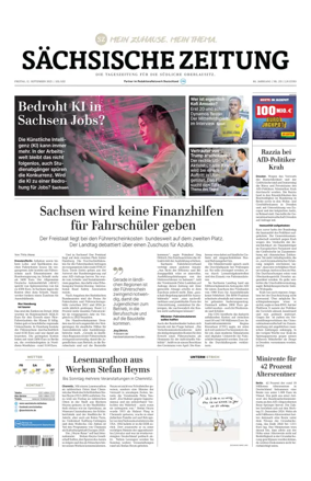 Cover of Sächsische Zeitung  (Löbau-Zittau)