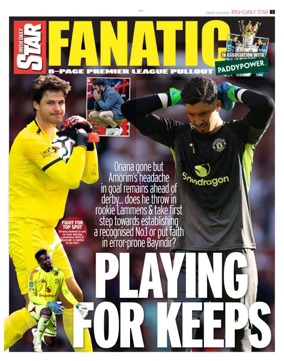 Cover of Irish Daily Star - Fanatic