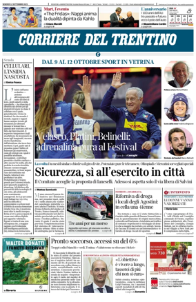 Cover of Corriere del Trentino