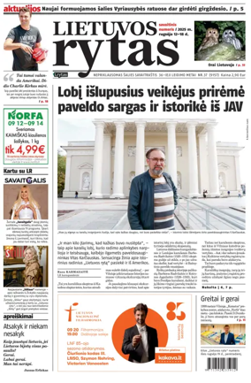 Cover of Lietuvos Rytas