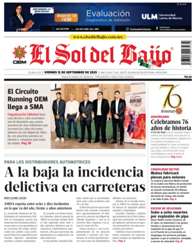 Cover of El Sol de Bajío