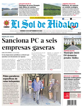 Cover of El Sol de Hidalgo